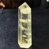 AtkitS Beautiful Yellow Transparent Molten Stone Obelisk Crystal Rod dot Home Decoration (Size : 800-900g) view 2