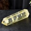 AtkitS Beautiful Yellow Transparent Molten Stone Obelisk Crystal Rod dot Home Decoration (Size : 800-900g) view 3