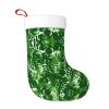 EniLsa Monstera Deliciosa Banana Palm Print Christmas Stocking Xmas Stockings Christmas-Stockings Christmas Holiday Party Family Decorations view 1