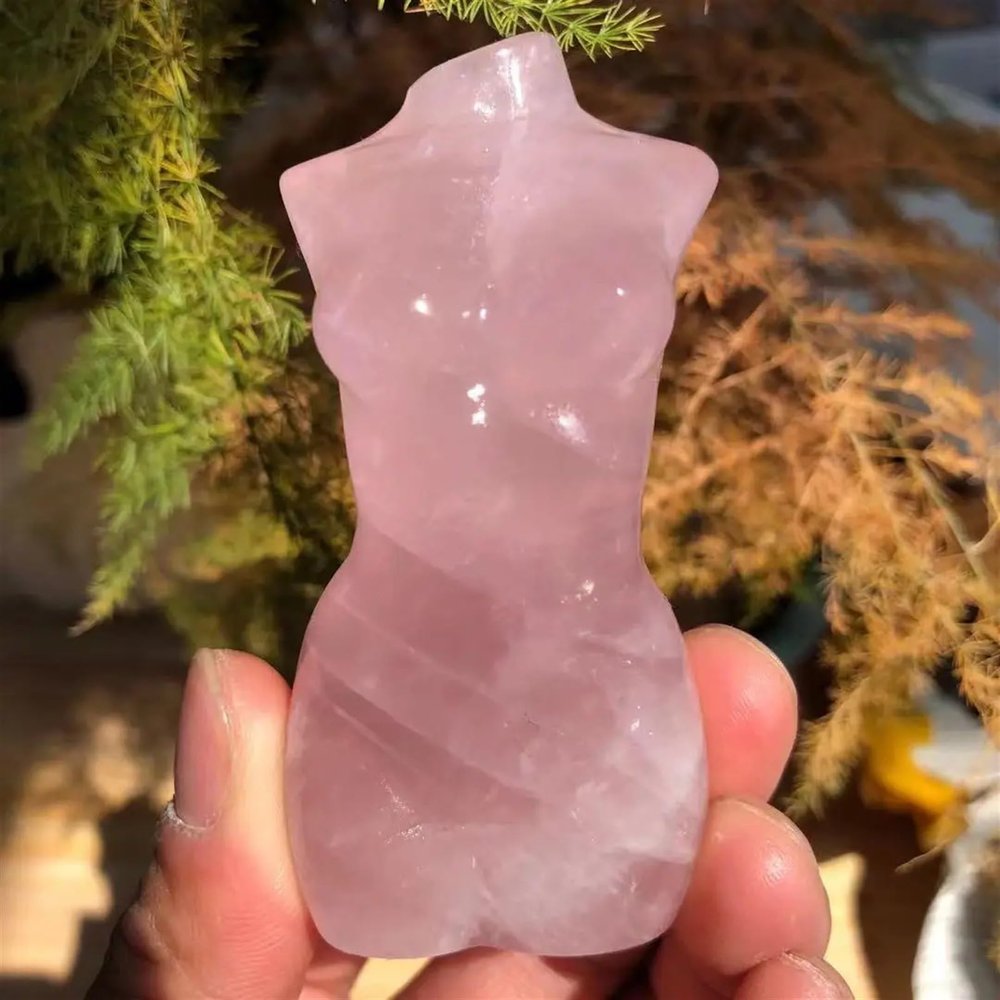 AtkitS Beautiful Hand-Carved Powder Crystal Crystal Goddess Body Craft Jewelry (Size : 10pcs)