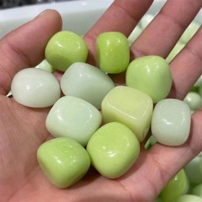 AtkitS Beautiful Natural Square Luminous Stone Square gem Jewelry (Size : 200g)