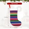 EniLsa Colorful Mexican Stripes Print Christmas Stocking Xmas Stockings Christmas-Stockings Christmas Holiday Party Family Decorations view 4