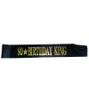 80th Birthday King Sash, Happy 80th Birthday Sash for Men Black Sash with Gold Foil Letter 80th Birthday King Gifts Party Decorations Favors view 4