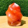 AtkitS Beautiful Natural Red Agate Quartz Crystal Free Form Ore Sample Cured (Size : 300-350g) view 1