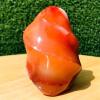 AtkitS Beautiful Natural Red Agate Quartz Crystal Free Form Ore Sample Cured (Size : 300-350g) view 3