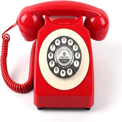 Retro Style Rotating Wedding Audio Guestbook Telephone Audio Guestbook for Wedding Retro Audio for Wedding Event Birthday Party Message Voicemail