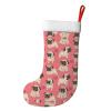 EniLsa Christmas Stocking Xmas Stockings Christmas-Stockings Christmas Holiday Party Family Decorations,Pug Dog view 2