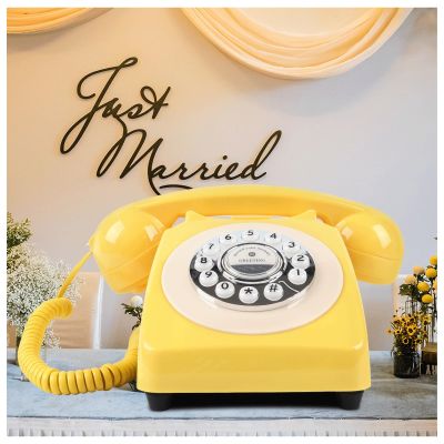 Audio Guest Book Wedding Phone, with Flight Case, Record Customized Audio Message with Guest Book Retro Phone Audio GuestBook for Wedding Birthday Party Confession (Color : 2)