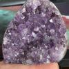 AtkitS Beautiful Natural Uruguayan Dream Amethyst Quartz Crystal Cluster Specimen Heal (Size : 100-120g) view 4