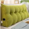 Large Wedge Headboard Pillow, Triangular Reading Pillow, Large Cushion/Headboard Back Wedge Pillow with Machine Washable Cover, Large Back Positioning Support Pillow ( Color : Green , Size : 100cm/39. view 1