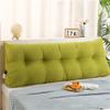 Large Wedge Headboard Pillow, Triangular Reading Pillow, Large Cushion/Headboard Back Wedge Pillow with Machine Washable Cover, Large Back Positioning Support Pillow ( Color : Green , Size : 100cm/39. view 2