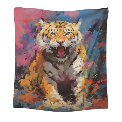 CAPITUNEISKINEPA Tiger Blanket Gift Decorative Blanket Blanket for Couch 50" x 60"