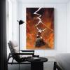 Frank Frazetta Posters Art PrintsAgainst The GodsFantasy Art Fantasy Artist Poster Posters Wall Art Painting Canvas Gift Living Room Prints Bedroom Decor Poster Artworks 20x30inch(50x75cm) view 3