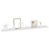 THOYTOUI Wall Shelves,Floating Shelves Plant Shelf Cosmetic Shelf Book Shelves Storage Shelves Wall Decor Shelf Storage Shelves Suitable for Living Room Bathroom 4 pcs White 39.4"x3.5"x1.2" view 4
