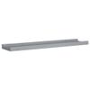 THOYTOUI Picture Frame Ledge Shelves,CD Wall Shelf Display Shelf Floating Shelves Closet Shelves Wall Decor Shelf Wall Cube Shelves Suitable for Bedroom Living Room 2 pcs Gray 23.6" x 3.5" x 1.2" MDF view 4