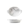 Bakeware,Baking tray with handlePorcelain Baking Dish Pie Pan Serving Dishes for Oven Lasagna Pans Casserole Dish, Texture, 2 Pieces,12inch (Size : 12inch) (Size : 12inch) (Size : 12inch) view 1