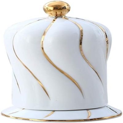 OqcEha Toothpick Holder,Toothpick Holder Dispenser, Portable High end Toothpick Dispenser Creative Toothpicks Case Unique Home Design Decoration Toothpicks Dispenser (Color : Brown) (Color : White)