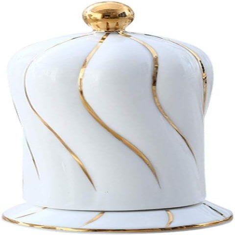OqcEha Toothpick Holder,Toothpick Holder Dispenser, Portable High end Toothpick Dispenser Creative Toothpicks Case Unique Home Design Decoration Toothpicks Dispenser (Color : Brown) (Color : White)