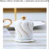 OqcEha Toothpick Holder,Toothpick Holder Dispenser, Portable High end Toothpick Dispenser Creative Toothpicks Case Unique Home Design Decoration Toothpicks Dispenser (Color : Brown) (Color : White) view 3