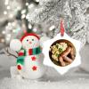 Bangers and Mash Ornaments for Christmas Trees Personalized Christmas Ornament Cute Food Ceramic Farmhouse Hanging Ornaments Holiday Christmas Keepsake New Year Gifts, 3 Inch view 3