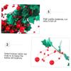 Anneome 5m Red Berry Holly Wire Christmas Tinsel Wreath Decor DIY Craft Christmas Garland view 4