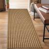 BESTVUE 2Ft x 19Ft Outdoor Runner Rug Non Slip Carpet Runner Rubber Backing view 1