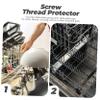 BUGUUYO 150pcs Dishwasher Rack Caps Round Tube Bolt Protectors Wire Thread Protector for Dishwashers Easy Install Fit Prevents and Scratches Dishes view 2