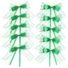 BESTOYARD 50 Pcs Wine Bottle Bow Tree Spring Decorations Green Wine Toppers Easter Satin Bow St Patricks Day Bow Irish Hat Green Hats Party Favors Decorative Bottle Eva Brushed Cloth Bow Tie view 4