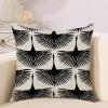 Classic Chinese Style Pillow Cases Black Duwn Throw Pillow Covers 18x18in Decorative Square Accent Cushion Cover Cases for Living Room Bedroom Sofa Car Home Decor view 3