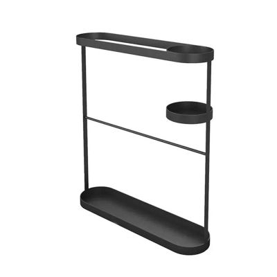 Umbrella Holder Rack Free Standing Umbrella Rack Stand Umbrella Holder, Metal Umbrella Storage Rack, Indoor Outdoor Entry Hallway Decor , for Long and Folded Umbrella brolly Holder ( Color : Black )