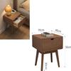 Bedside Cabinet Nightstand with 1 Drawer,Bedside Table,End Table, Night Stand with Hidden Handle,Bed Side Table with High Leg(Size:45 * 40 * 50cm,Color:Color) view 2