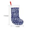 WURTON Christmas Stocking Boho Elephant Xmas Stocking for Party Decor Family Holiday Hanging Stocking view 4