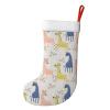 WURTON Christmas Stocking Cute Giraffe Xmas Stocking for Party Decor Family Holiday Hanging Stocking view 2
