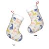 WURTON Christmas Stocking Cute Giraffe Xmas Stocking for Party Decor Family Holiday Hanging Stocking view 3