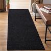 BESTVUE 3' x 57' Runner Rugs with Rubber Backing, Outdoor Indoor Utility Non Slip Carpet Rug Runner for Hallway, Custom Size Area Rugs Mat for Entryway Balcony Patio Kitchen Garage Stair Laundry view 1