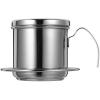 Kichvoe Stainless Dripper for Hand-brewed Coffee Minimalist Design for Brewing and Filter Cup view 1