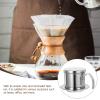 Kichvoe Stainless Dripper for Hand-brewed Coffee Minimalist Design for Brewing and Filter Cup view 2