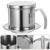 Kichvoe Stainless Dripper for Hand-brewed Coffee Minimalist Design for Brewing and Filter Cup view 4