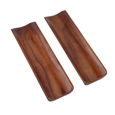2PCS Sushi Serving Tray, Solid Wood Sushi Plate Long Rectangle Plate Wood Japanese 7.2x2.1in Serving Platter for Cracker Party Home