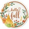 Creative Converting Giving Thanks Hello Fall 7-inch Paper Plates 8 Per Pack view 1