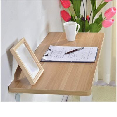 Wooden Wall Mounted Table,Folding Table Balcony Kitchen Dining Table,Home Office Study Desk,Invisible Laptop Learning Desk,Maximum Load 100kg,3 Colors (50x30/20x12in,Wood Color)