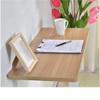 Wooden Wall Mounted Table,Folding Table Balcony Kitchen Dining Table,Home Office Study Desk,Invisible Laptop Learning Desk,Maximum Load 100kg,3 Colors (50x30/20x12in,Wood Color) view 1