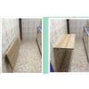 Wooden Wall Mounted Table,Folding Table Balcony Kitchen Dining Table,Home Office Study Desk,Invisible Laptop Learning Desk,Maximum Load 100kg,3 Colors (50x30/20x12in,Wood Color) view 3