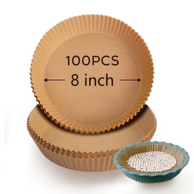 100pcs Parchment Paper for Pie Weights and Pans, Pie Crust Weights for Blind Baking blind Protector Pie Making Accessories