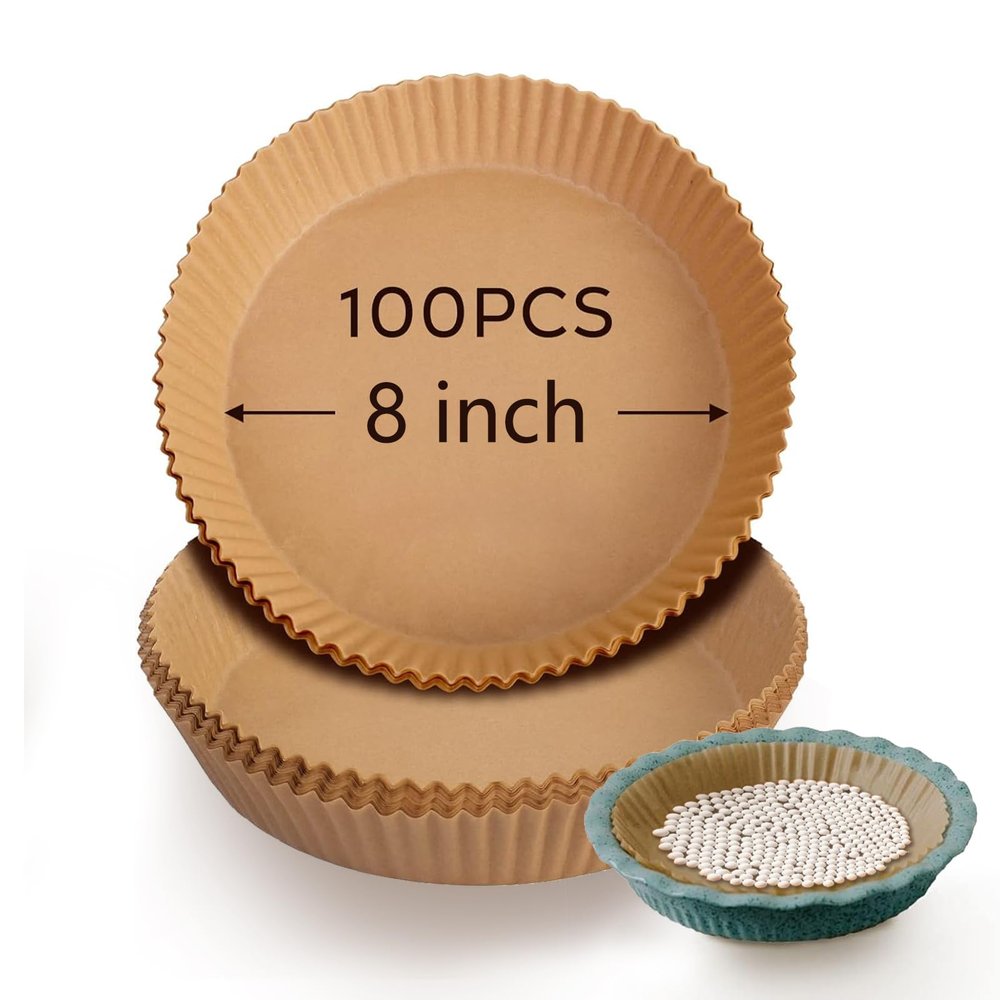 100pcs Parchment Paper for Pie Weights and Pans, Pie Crust Weights for Blind Baking blind Protector Pie Making Accessories