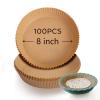 100pcs Parchment Paper for Pie Weights and Pans, Pie Crust Weights for Blind Baking blind Protector Pie Making Accessories view 1