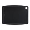Cutting Board for Kitchen, Wood Fiber Composite Cutting Board with Juice Groove and Non-slip Feet, Dishwasher Safe, Knife-Friendly Chopping Board for Meat, Bread, Fruit, 14.6x10.8, Black view 1