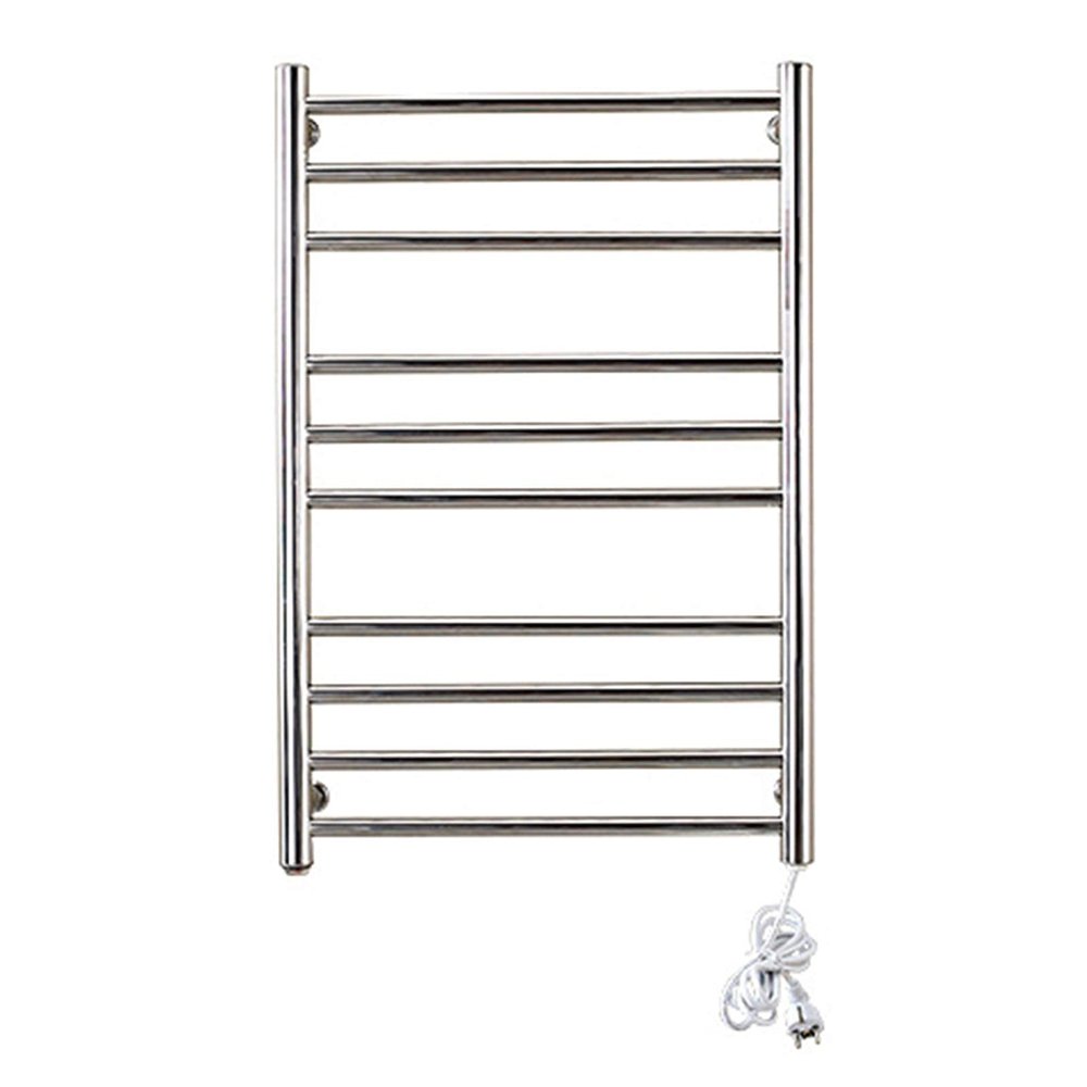 88W Electric Heated Towel Warmer, Wall Mounted Towel Warmer, Home Bathroom Accessories Towel Dryer Racks Heated Towel Rail,Plug in/Hardwired