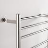 88W Electric Heated Towel Warmer, Wall Mounted Towel Warmer, Home Bathroom Accessories Towel Dryer Racks Heated Towel Rail,Plug in/Hardwired view 3