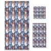 ALAZA Watercolor Snowman Merry Christmas Soft 3 Piece Bath Towels Set for Bathroom Spa Hotel, 1 Bath Towel+ 1 Hand Towel+ 1 Washcloth view 1